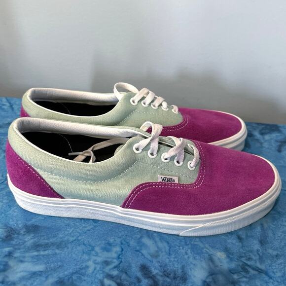 Vans Green and Pink Mens 9.5/ Women's 11 - Picture 2 of 7